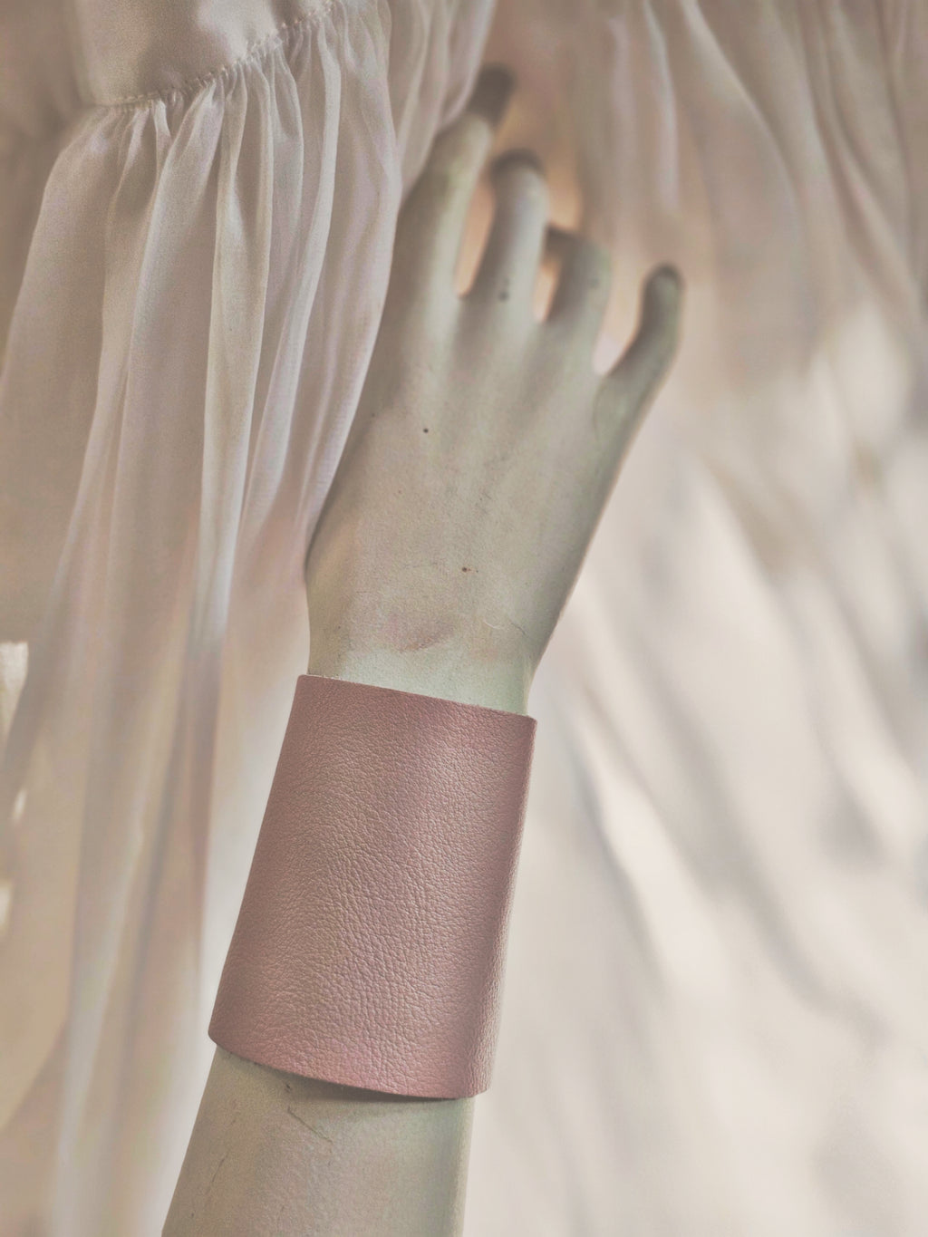• rose tint • leather cuff
