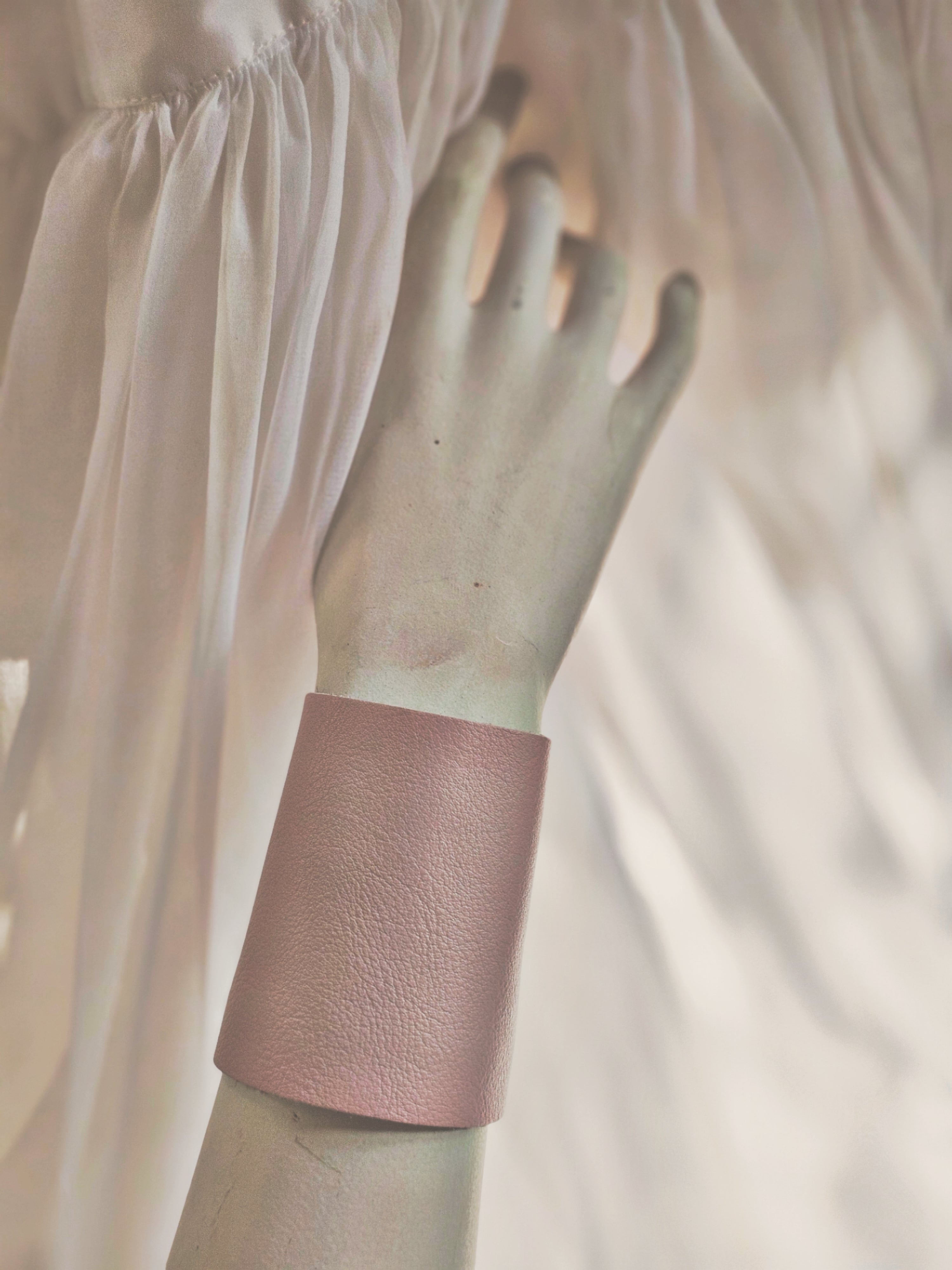 • rose tint • leather cuff
