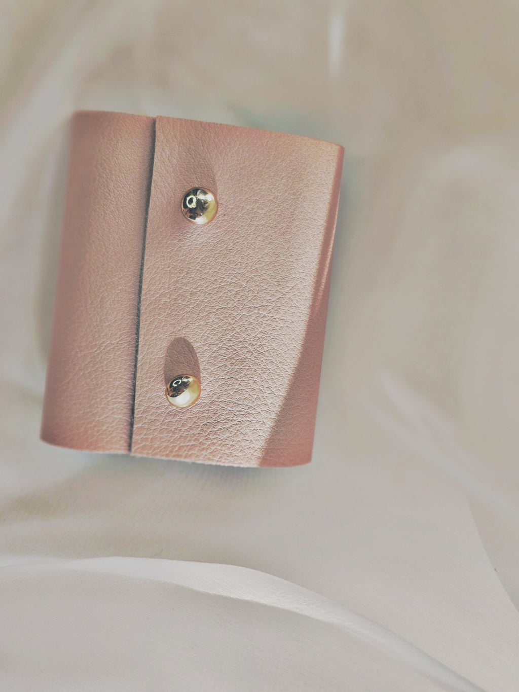 • rose tint • leather cuff