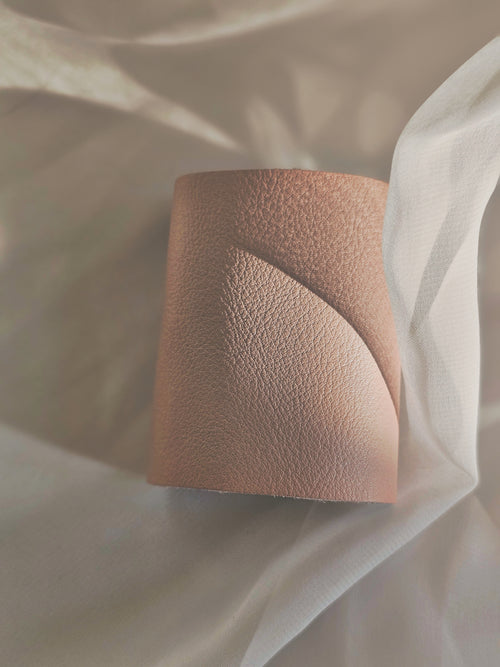 • rose tint • leather cuff